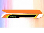 KBDD 550mm Extreme Edition FBL Rotorblatt orange/schwarz