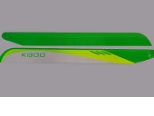KBDD 550mm FBL Rotorblatt grn/weiss