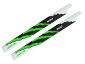 ZEAL Carbon Fiber main blades 500mm (green)