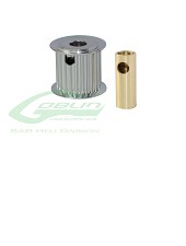 Aluminum Motor Pulley 19T (for 6/8mm motor shaft) - Goblin 770 [H0175-18-S]